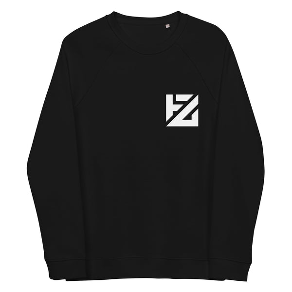 Unisex organic raglan sweatshirt - Flozone