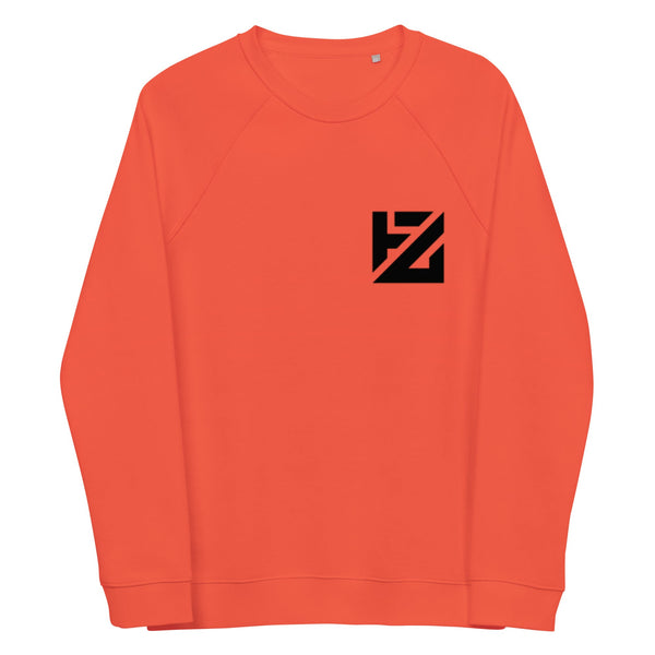 Unisex organic raglan sweatshirt (W) - Flozone
