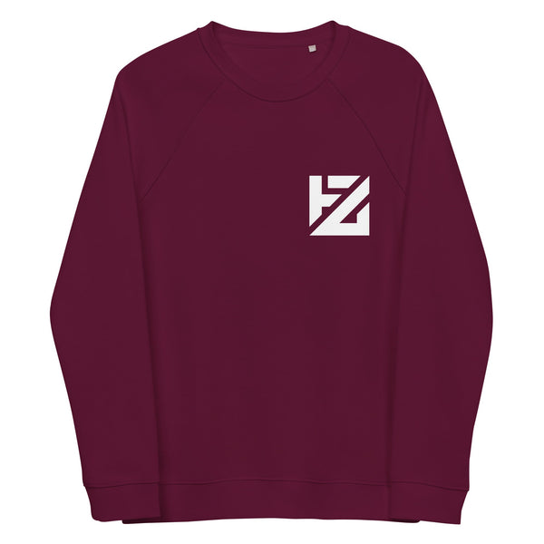 Unisex organic raglan sweatshirt (W) - Flozone